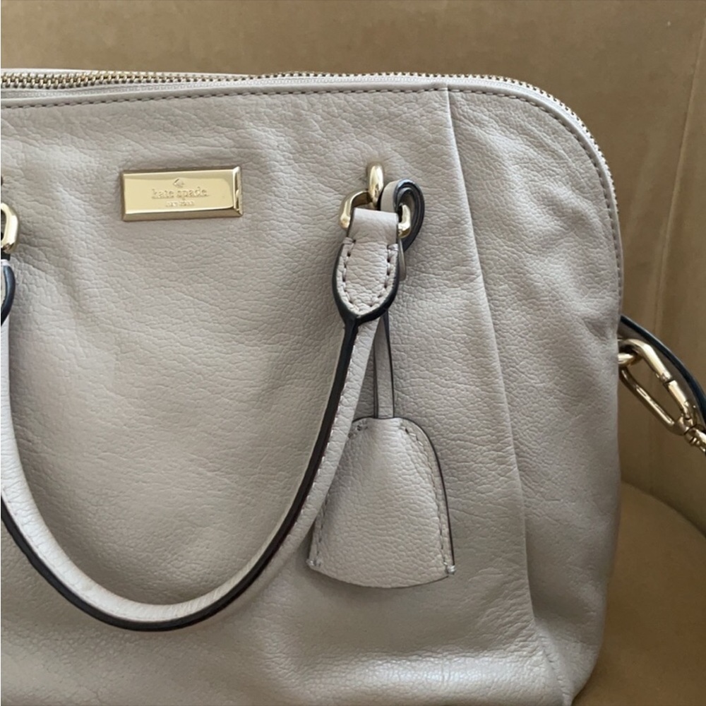 Kate Spade Taupe Leather Bag - Picture 2 of 5